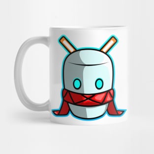 softblue marshmello hero character vector Mug